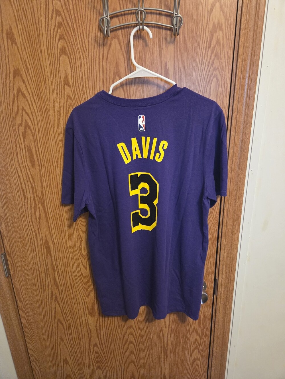 Nike Los Angeles Lakers Anthony Davis Shirt Sz Large Men's NWOT NBA - Picture 6 of 6